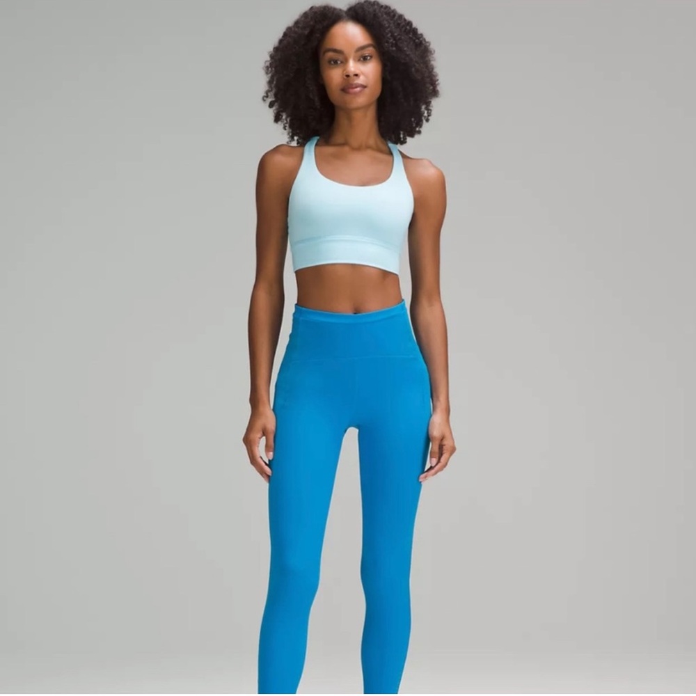 Pool Blue Lululemon Swift Speed Leggings 26” size 0
